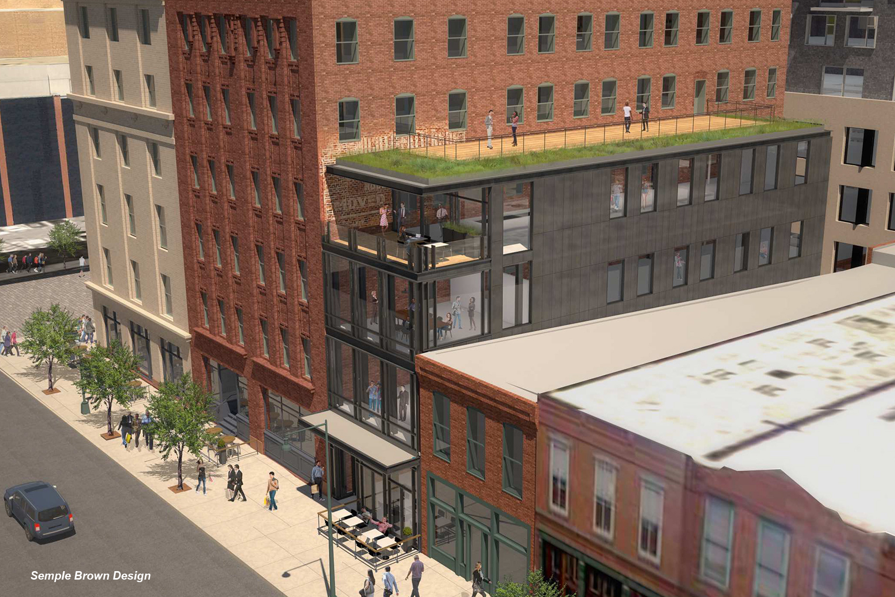 New Building Construction For SugarSquare, Denver Colorado