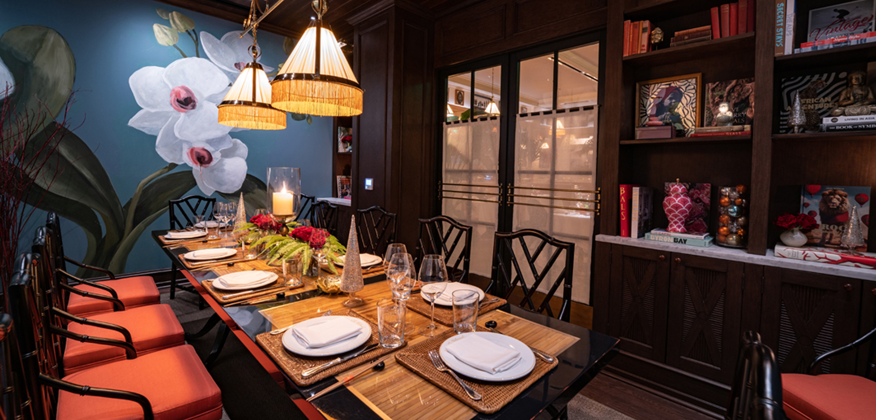 Private dining area at Le Colonial